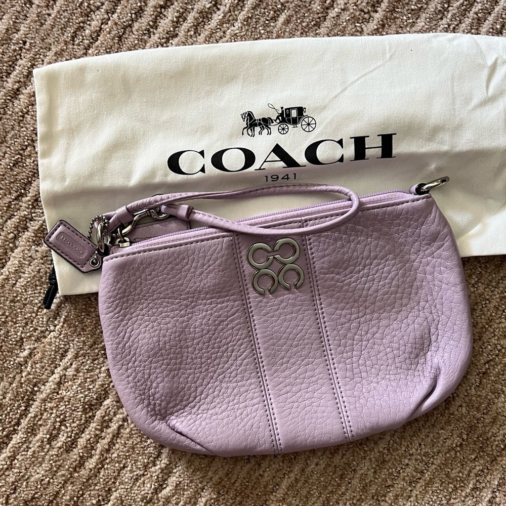Coach Lavender Wristlet
